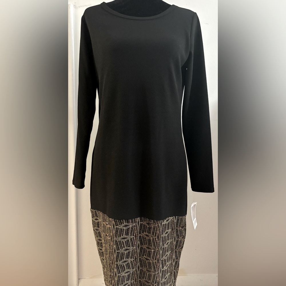 LuLaRoe Black Sparkle Debbie Dress